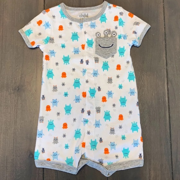 NWT 3 Piece Baby Boy Monster Bundle Set - Picture 4 of 8